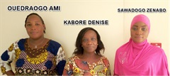 Mmes OUEDRAOGO Ami KABORE Denise et SAWADOGO Zenabo